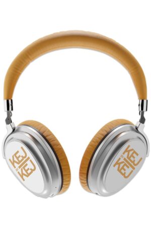 KEJBYKEJ India'S 1St And Only Over ear Headphone Brand Created By A 3X Grammy Winning Artist Ricky Kej|Av900 Anc Version 2.0|Bluetooth V5.2|Usb-C|Beige|20 Hours Playtime|Android Or Ios