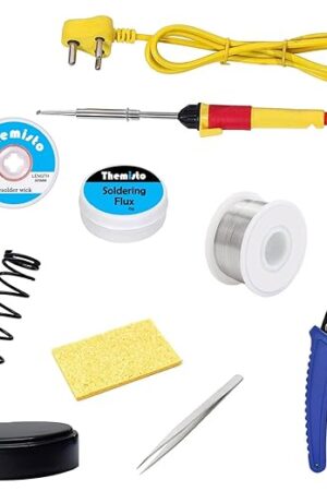 THEMISTO - built with passion Themisto Beginners 8 In 1 Corded_electric Soldering Iron Kit