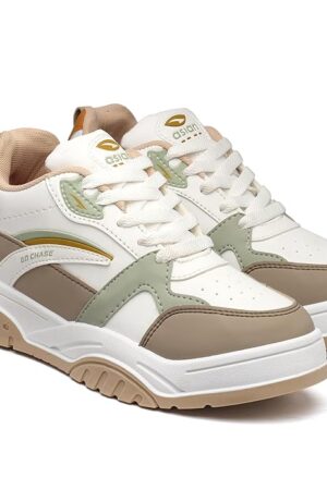 ASIAN Women NANCY-01 Sneakers and Casual wear Shoes with Laces, Lightweight and Comfortable Shoes for Parties, as Well as Gym and Sports for Women & Girls with Stylish Design