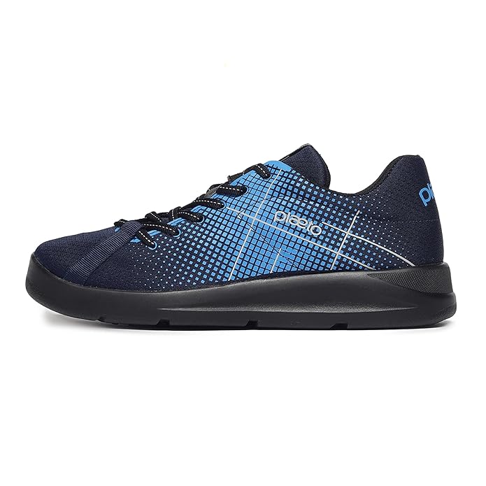 Plaeto Mens Block 5 Sports Shoes for Men | Comfortable Shoes | Tilt Lacing | Wide Toe Box| Outdoor Shoes | Versatile | Non-Marking Outsole
